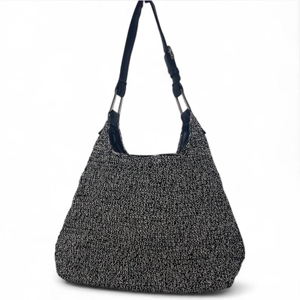 Faded Glory Black and White Women's Shoulder Bag